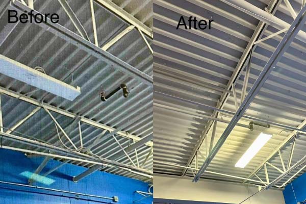 Before After Emergency Electrical Maintenance